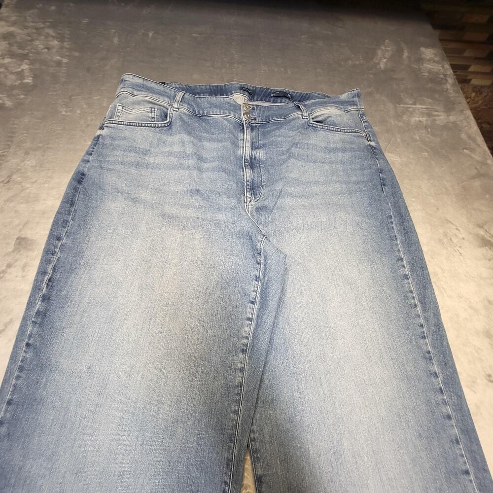 J. Jill Jeans Womens 26R Blue Light Wash Wide Leg High-Rise Full Leg Relaxed Fit - Picture 2 of 13